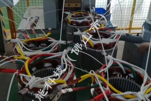 电机引出线与星点线焊接案例