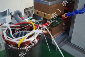 电机引出线与星点线焊接案例